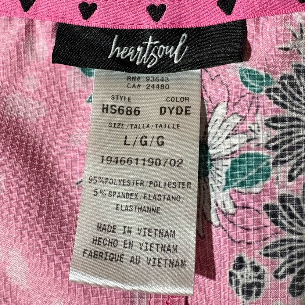 Heart Soul Floral Scrub Top - Picture 2 of 7